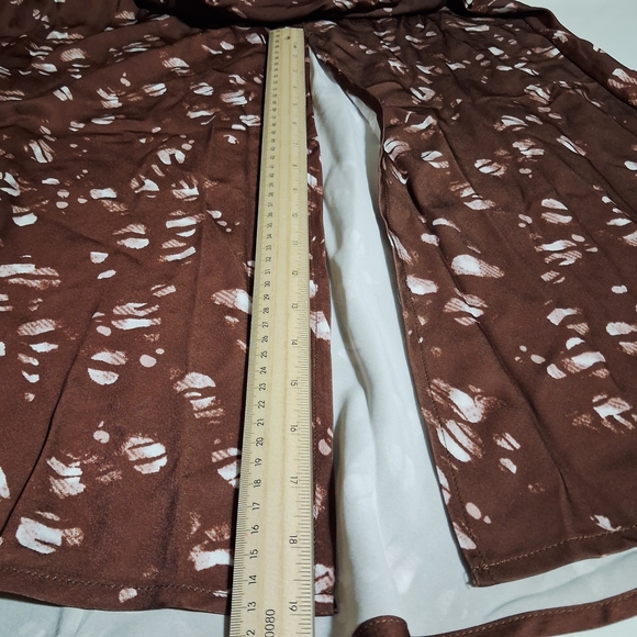 Hello Molly Gimme Whiplash Midi Dress Brown. Size XS NWT - Picture 6 of 16